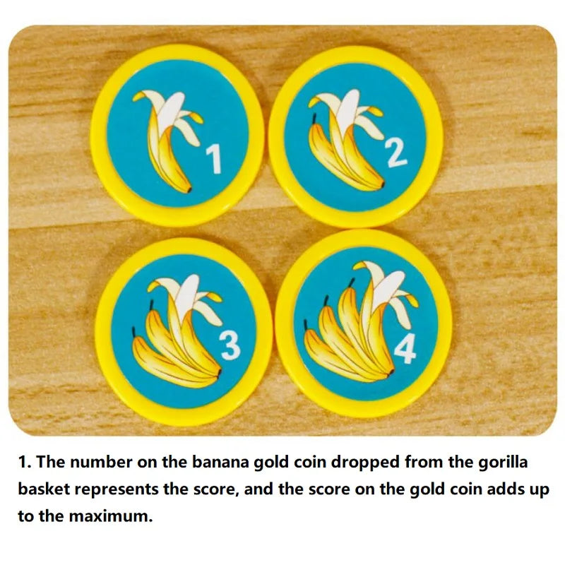 MEACAOFG Monkey steal banana gold coin desktop competitive game puzzle parent-child interactive toy family party game