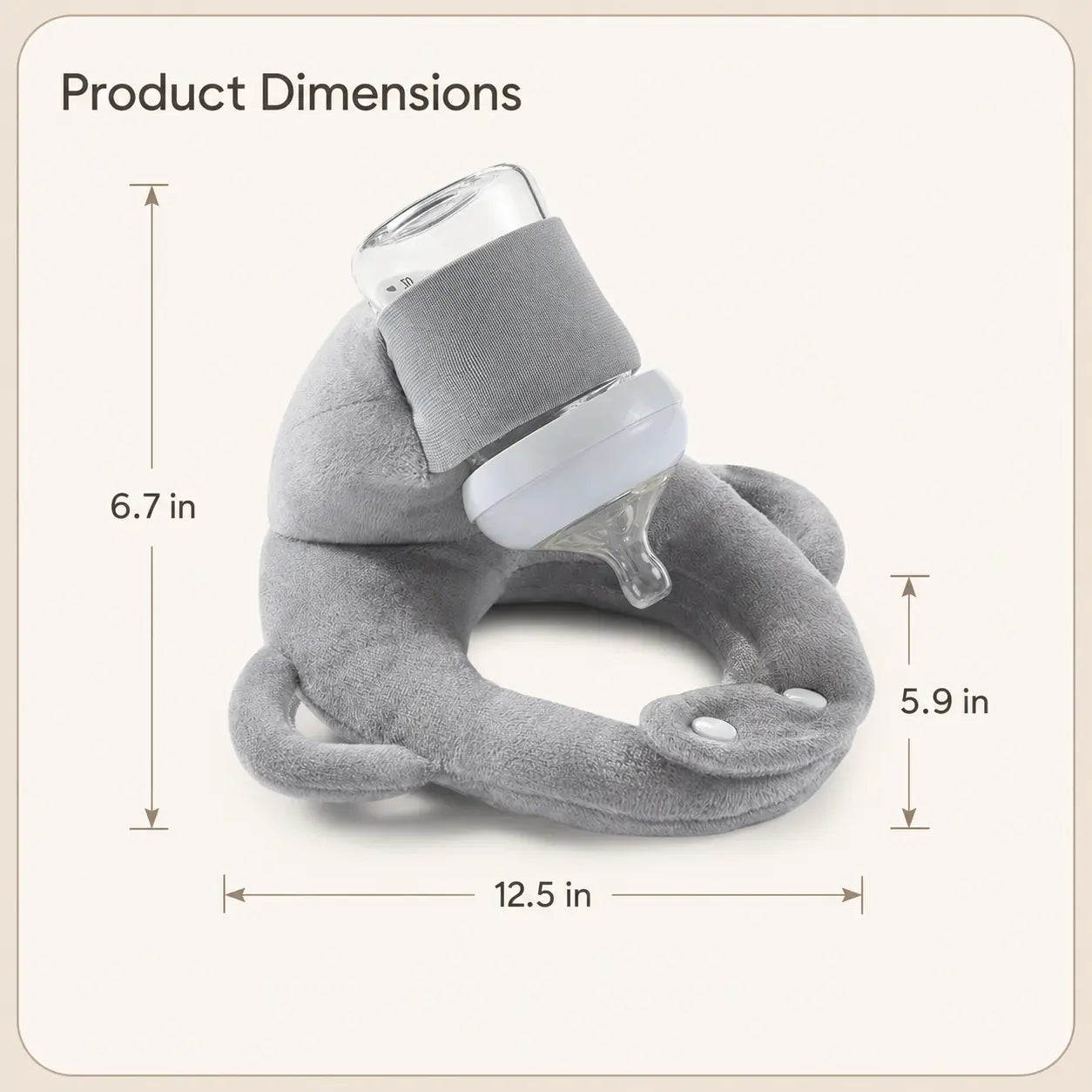 Hands-Free Baby Bottle Holder