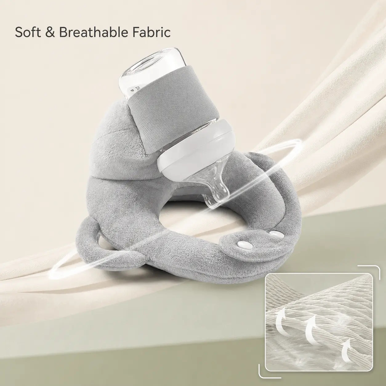 Hands-Free Baby Bottle Holder