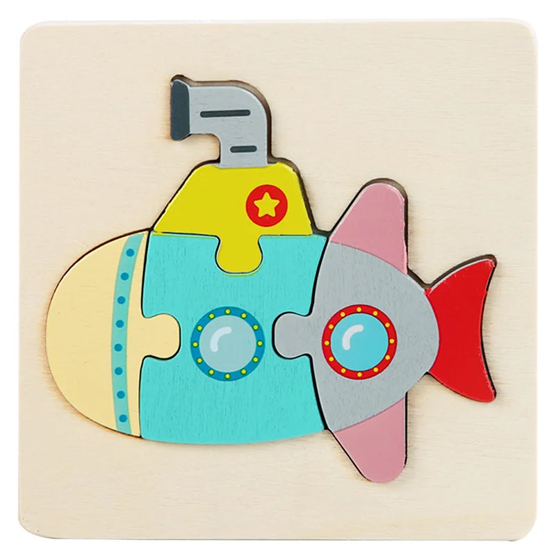 Kids Wooden Toys 3D