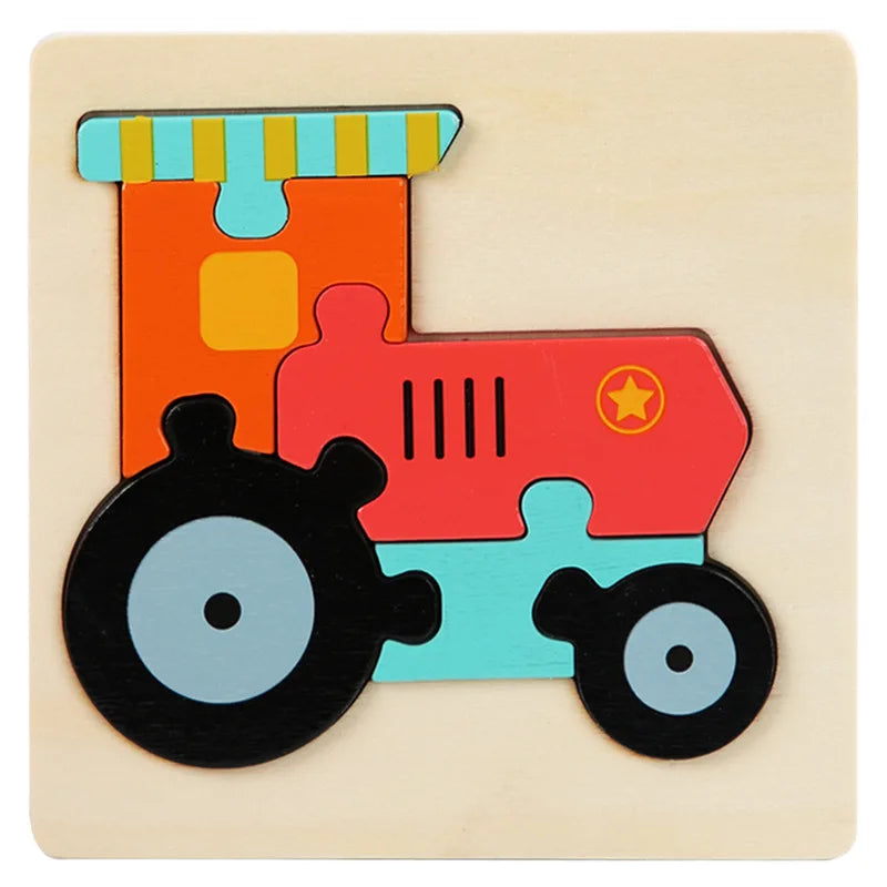 Kids Wooden Toys 3D
