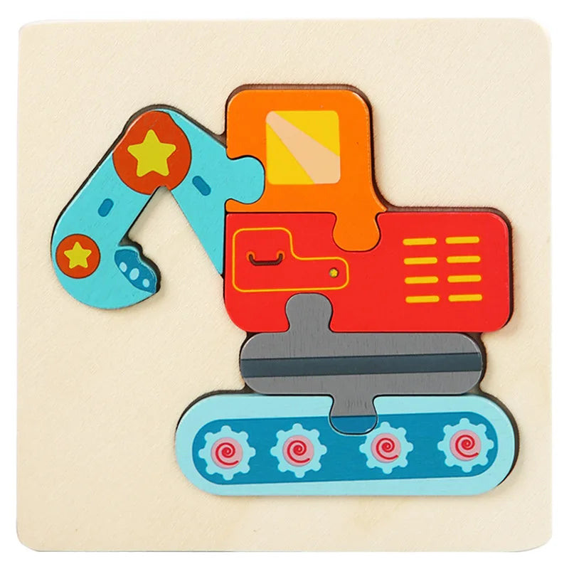 Kids Wooden Toys 3D