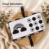 High Contrast Black White Baby Cloth Book