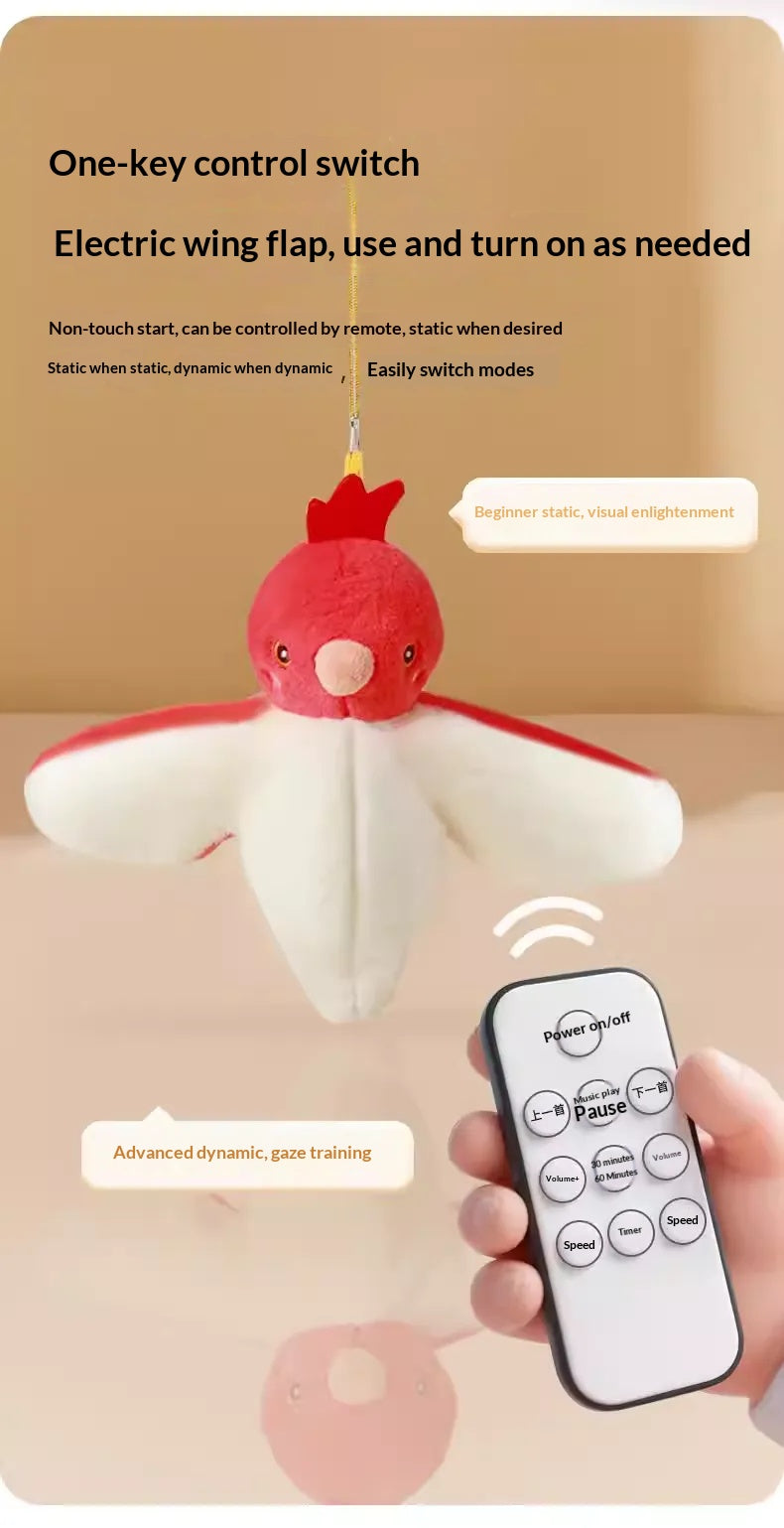 Interactive Baby Spinning Bird Toy - Colorful Musical Sensory Development Toy for Infants 0-6 Months BIRD