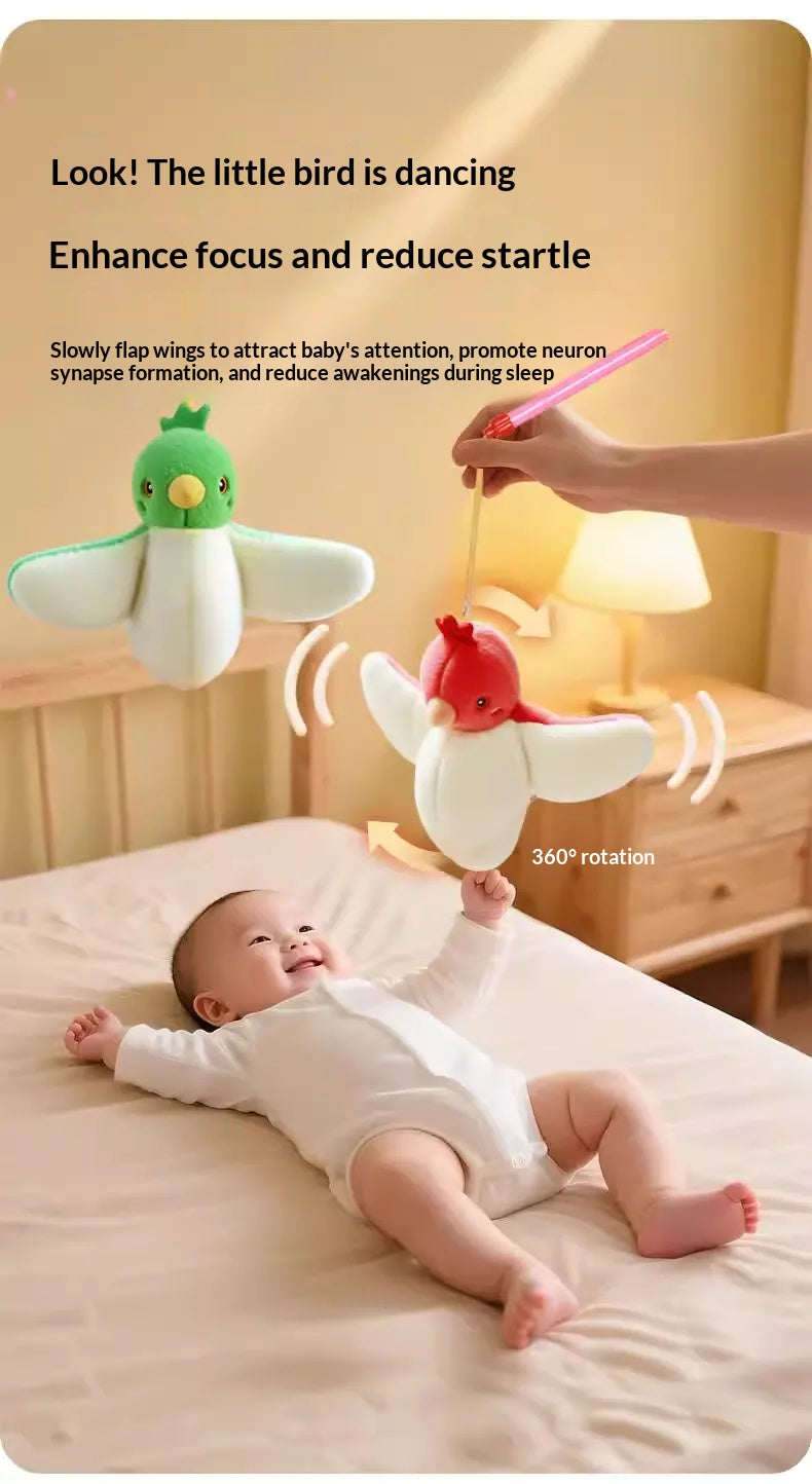Interactive Baby Spinning Bird Toy - Colorful Musical Sensory Development Toy for Infants 0-6 Months BIRD