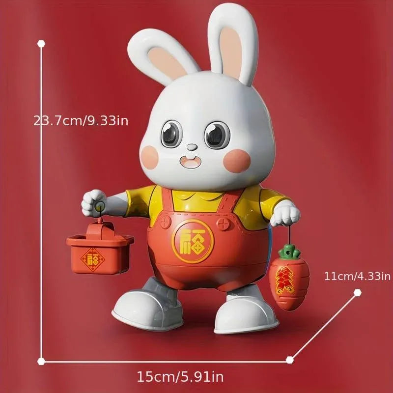 Interactive Singing Dancing Bunny Toy - Head Up Training for Babies 0-12 Months