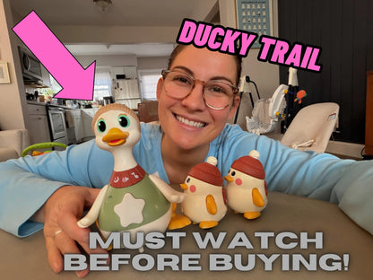 Interactive Waddling Goose Toy - Educational Push & Pull Baby Toy for Toddlers 6-24 Months