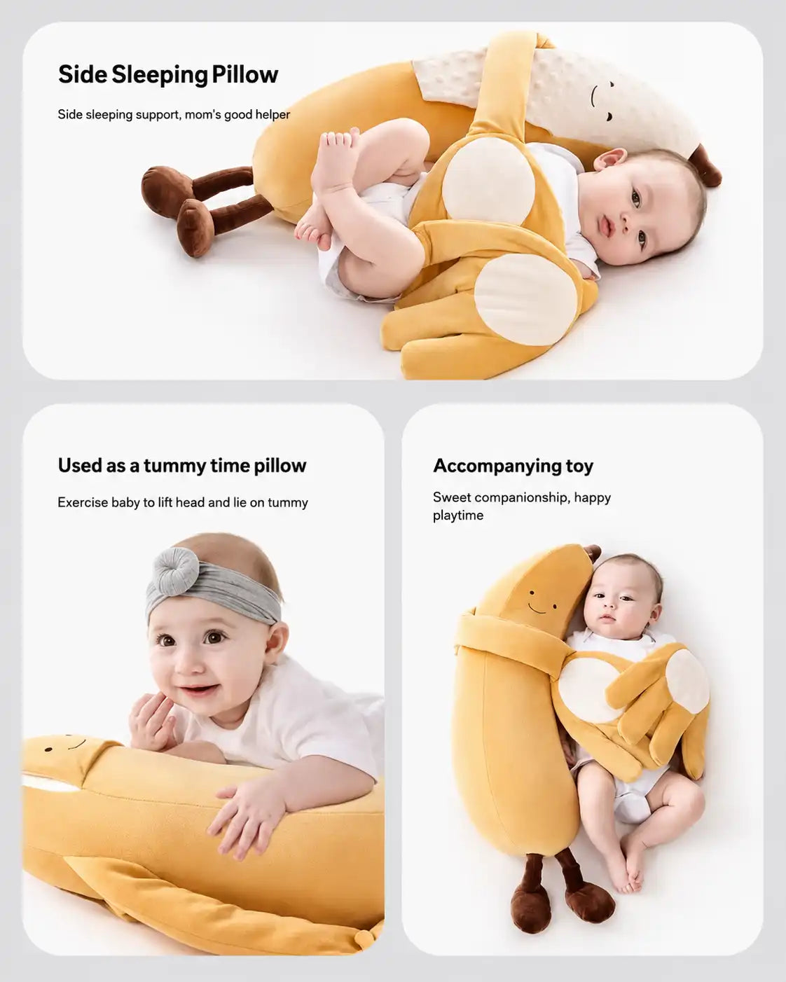 MEACAOFG™ Baby Banana Teether - Safe Silicone Teething Toy for Infants 0-12 Months