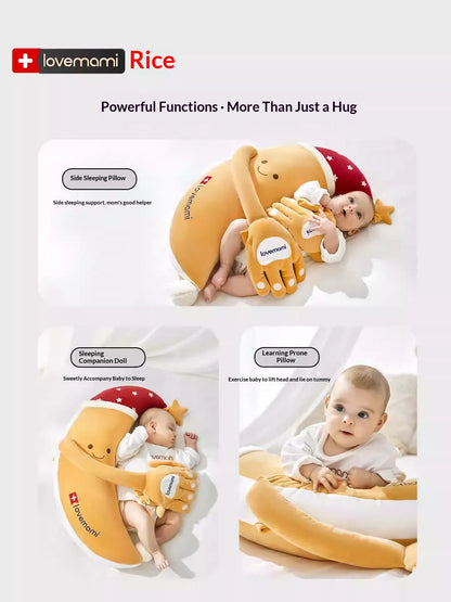 MEACAOFG™ Baby Banana Teether - Safe Silicone Teething Toy for Infants 0-12 Months moon