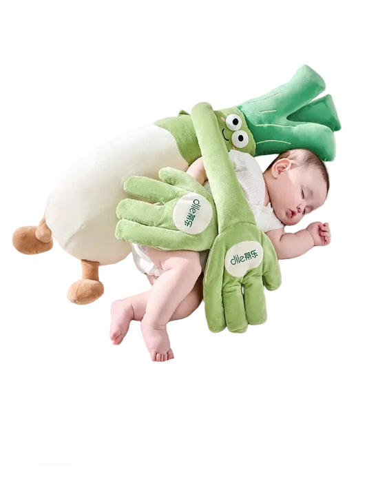 MEACAOFG™ Co-Sleeping Baby Doll - Realistic Newborn Companion for Comfort & Development scallions