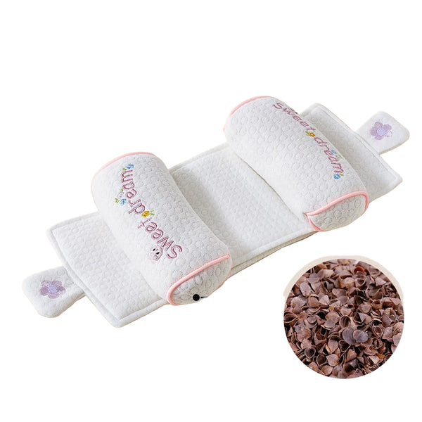 MEACAOFG Organic Cotton Baby Head Shaping Pillow for Flat Head Syndrome Prevention