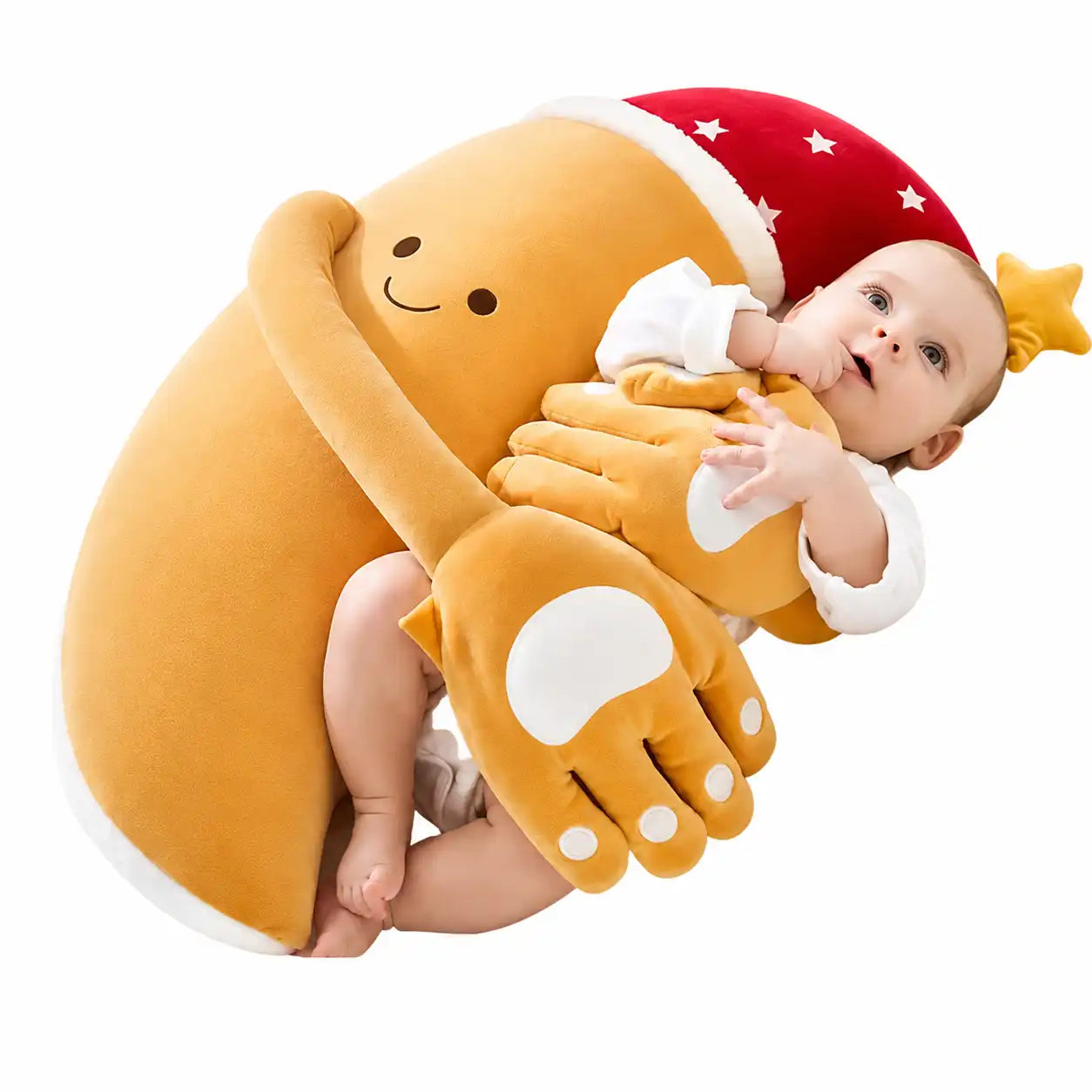 MEACAOFG™ Baby Banana Teether - Safe Silicone Teething Toy for Infants 0-12 Months moon