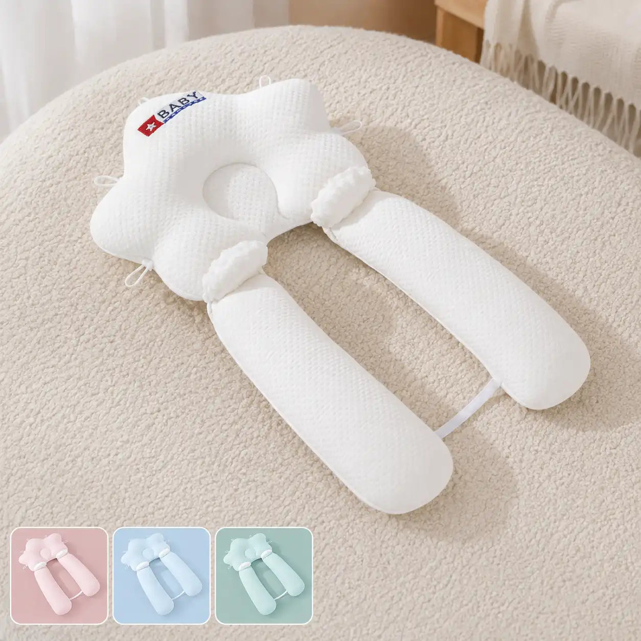 Baby Sleeping Pillow with Memory Foam | MEACAOFG