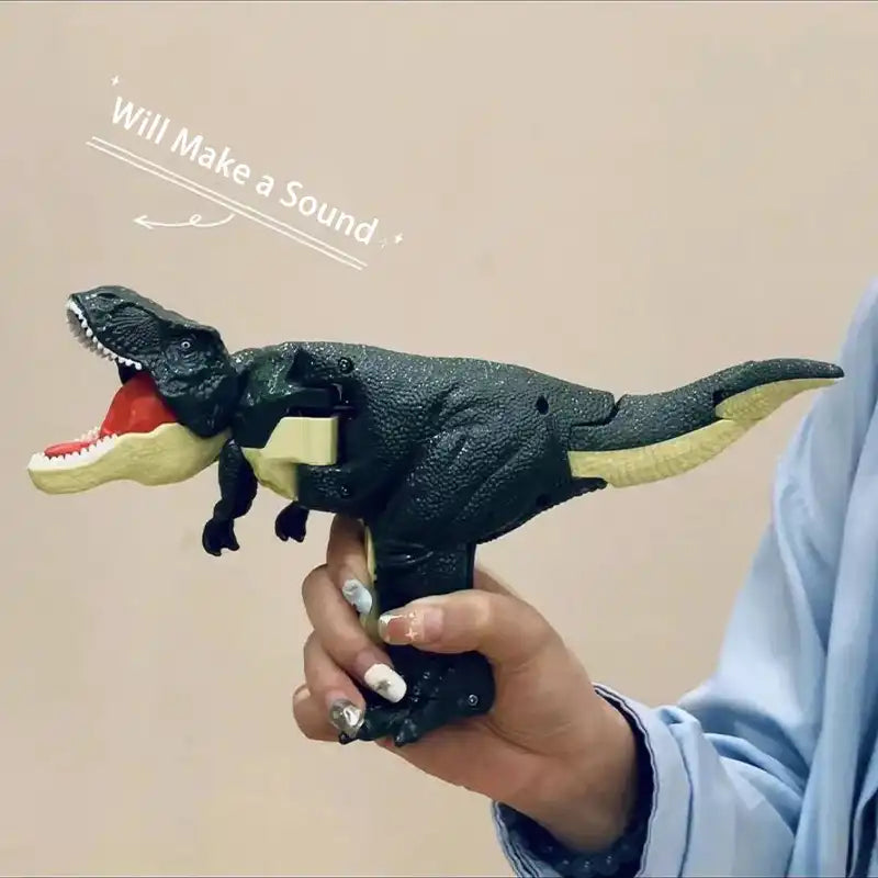 Children Decompression Dinosaur Toy Creative Hand-operated Telescopic Spring Swing Dinosaur Fidget Toys Christmas Gifts for Kids - MEACAOFG
