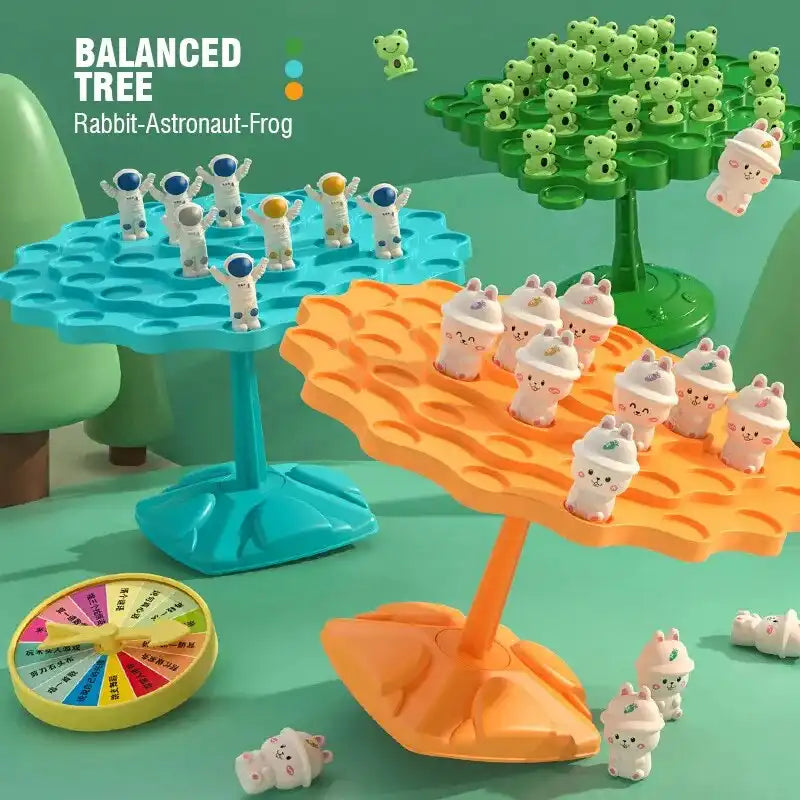 Spaceman Balance Tree Toy Children_s Educational Montessor - MEACAOFG