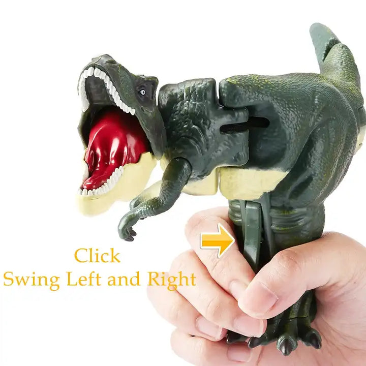 Children Decompression Dinosaur Toy Creative Hand-operated Telescopic Spring Swing Dinosaur Fidget Toys Christmas Gifts for Kids - MEACAOFG