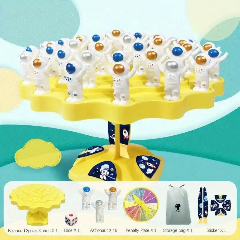 Spaceman Balance Tree Toy Children_s Educational Montessor - MEACAOFG