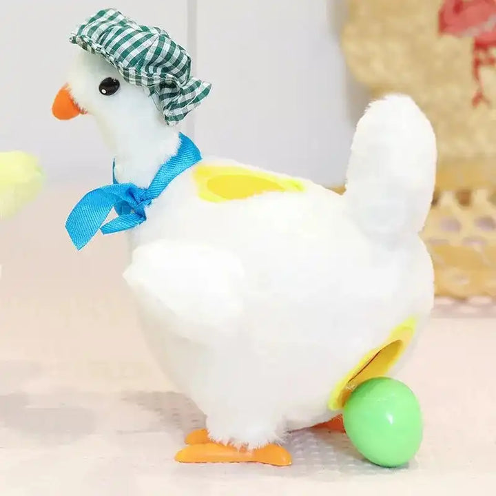 A Hen Funny Chicken Toy Laying Eggs Plush Electric Music Dancing Kids Gift Plushie Animal Crossing - AliExpress - MEACAOFG