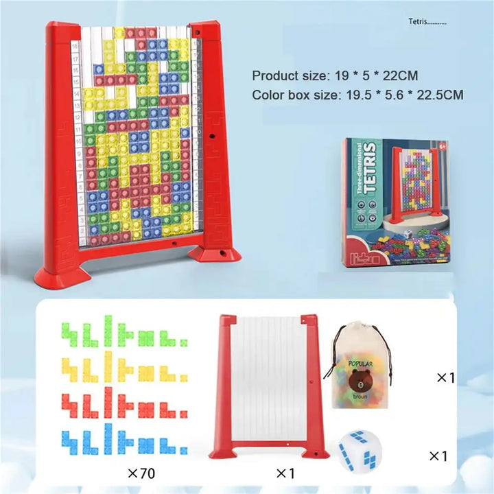 2023 Children‘s Toy Wooden 3D three-dimensional Tetris Puzzle Puzzle for Children's Early Education Puzzle Thinking Game Blocks - AliExpress - MEACAOFG