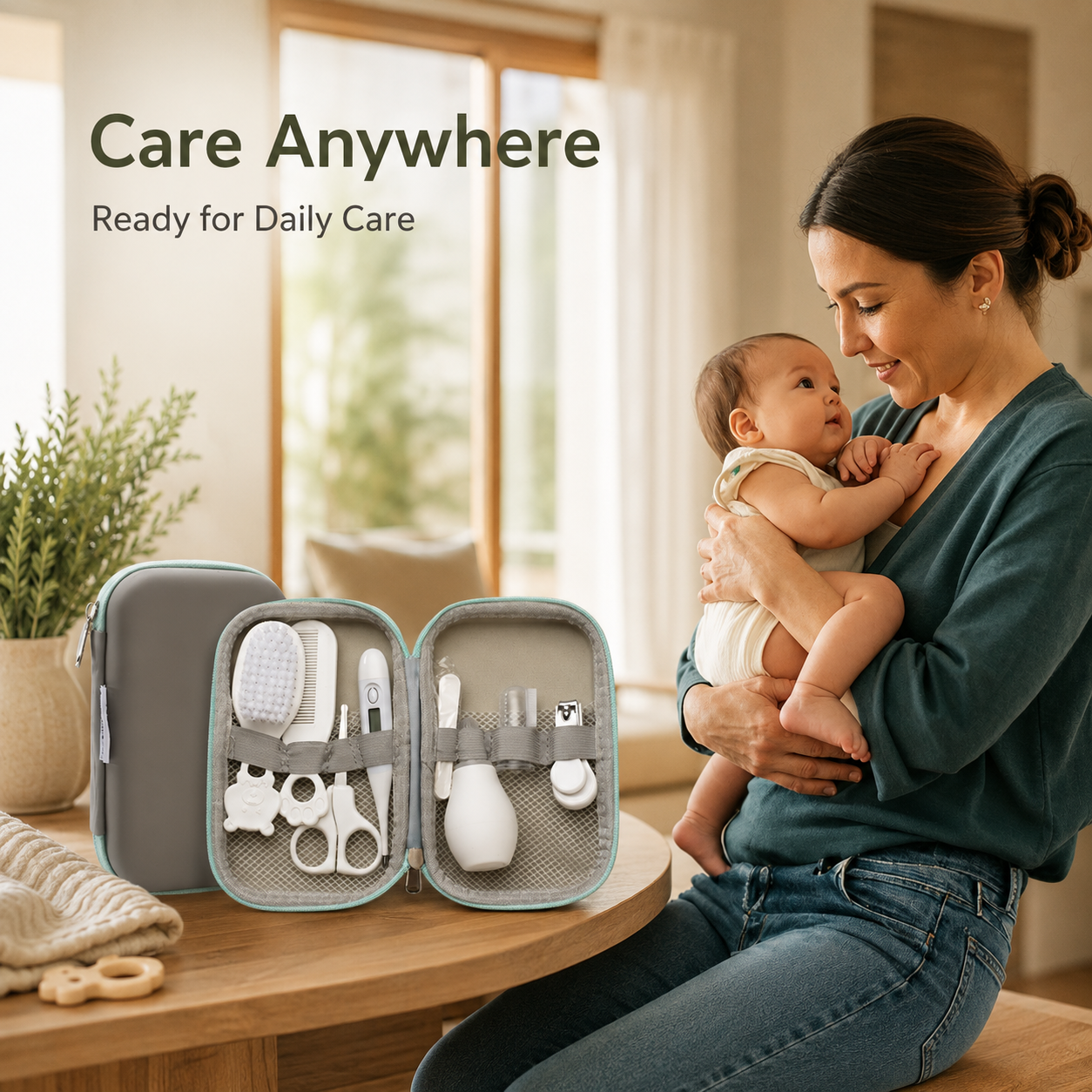 Newborn Grooming Kit with Portable Storage Case