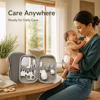 Newborn Grooming Kit with Portable Storage Case