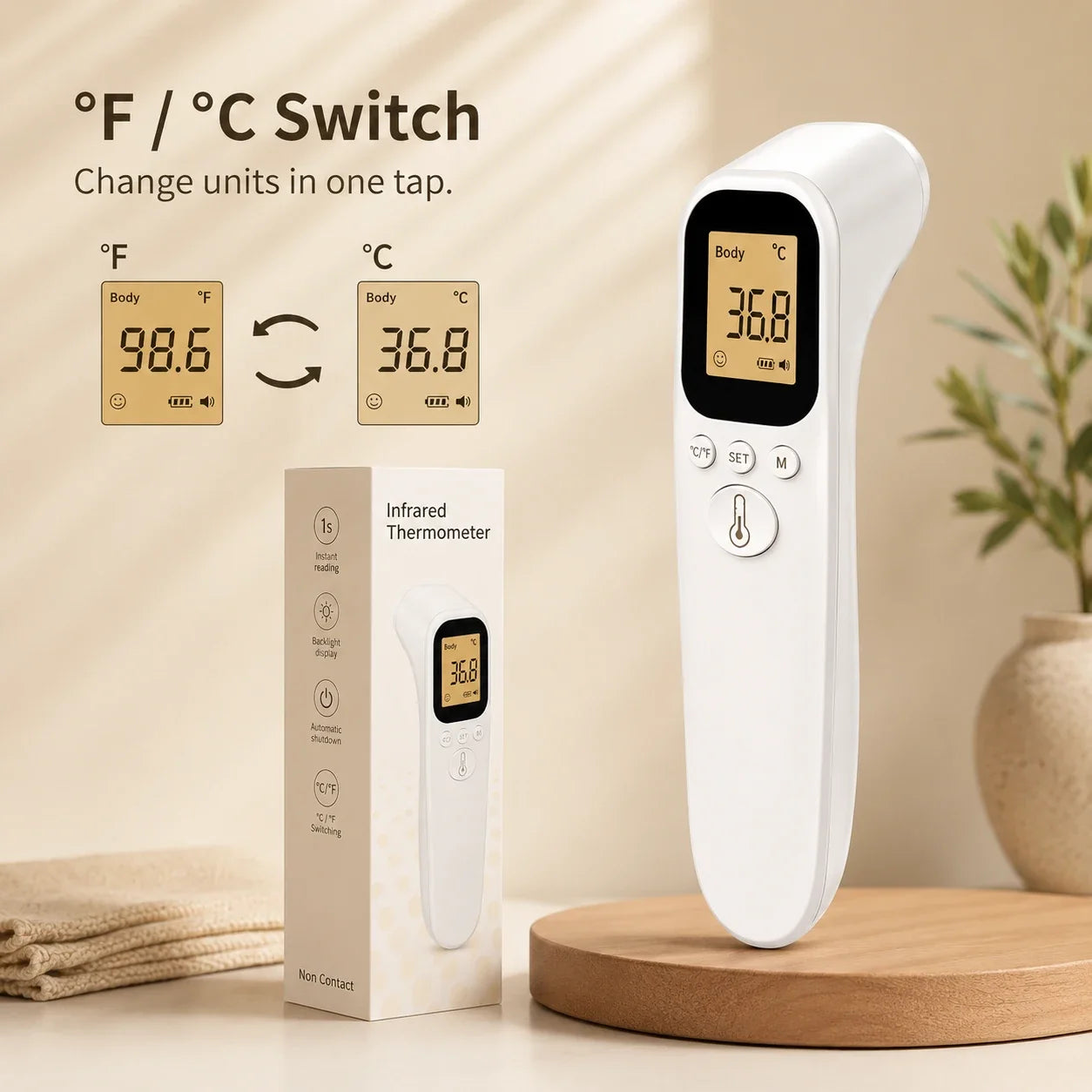 Non-Contact Digital Infrared Thermometer