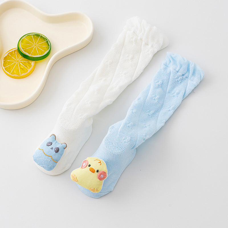 Newborn baby pure cotton summer socks