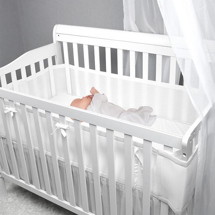 3D Breathable Mesh Crib Bumper