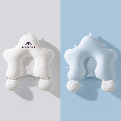 Star-Shaped Adjustable Baby Head Shaping Pillow with Patting Hands