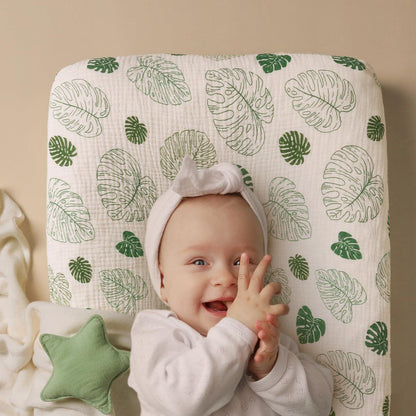 Muslin Bassinet Sheet for Baby-2 Pack