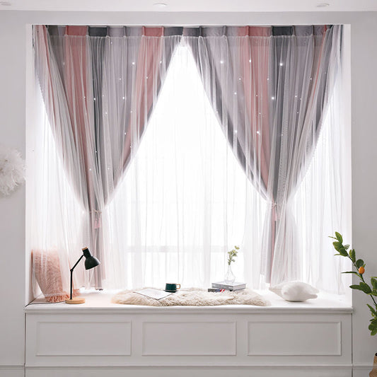 Dreamy Star Curtain – No Drilling Needed