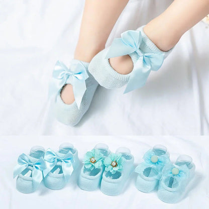 Non-Slip Baby Socks-3 Pairs