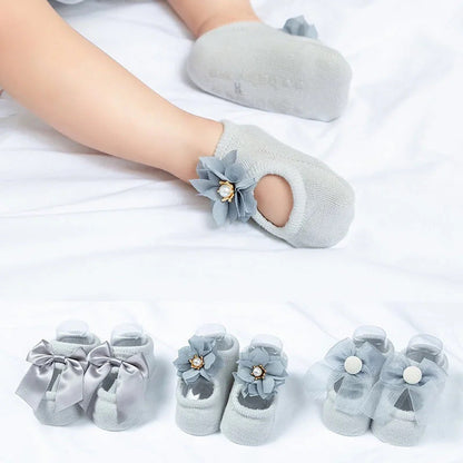 Non-Slip Baby Socks-3 Pairs