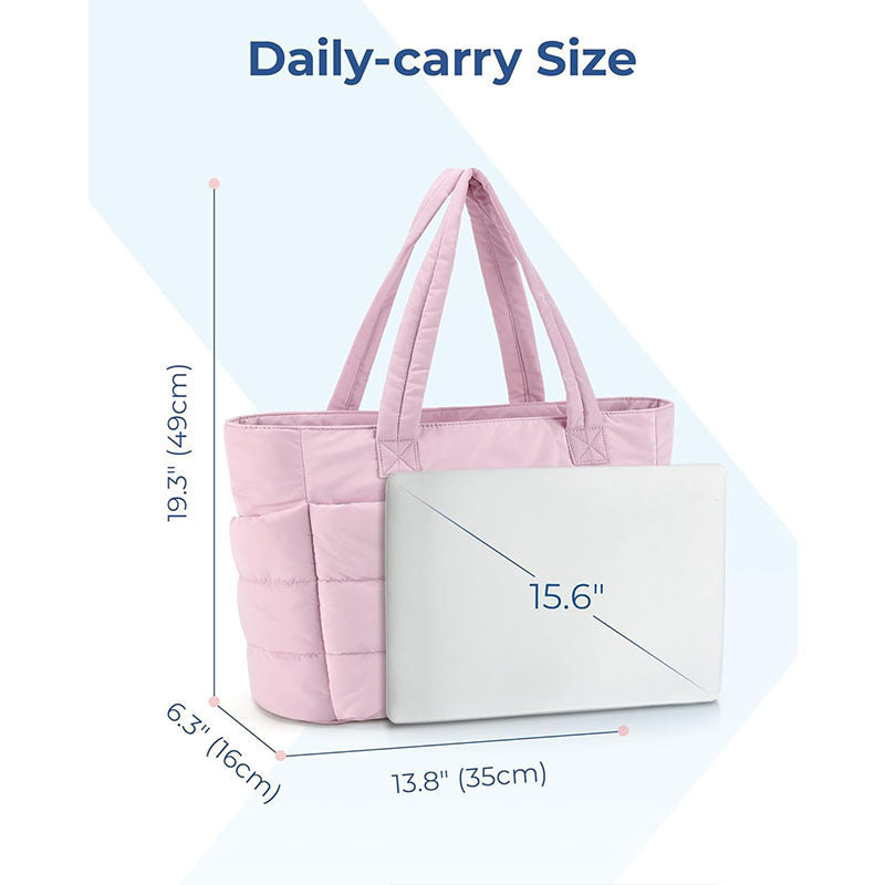Lightweight Puffer Mommy Diaper Tote Bag