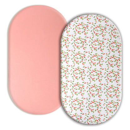 Baby Knitted Cotton Fitted Bed Sheet-2Pack