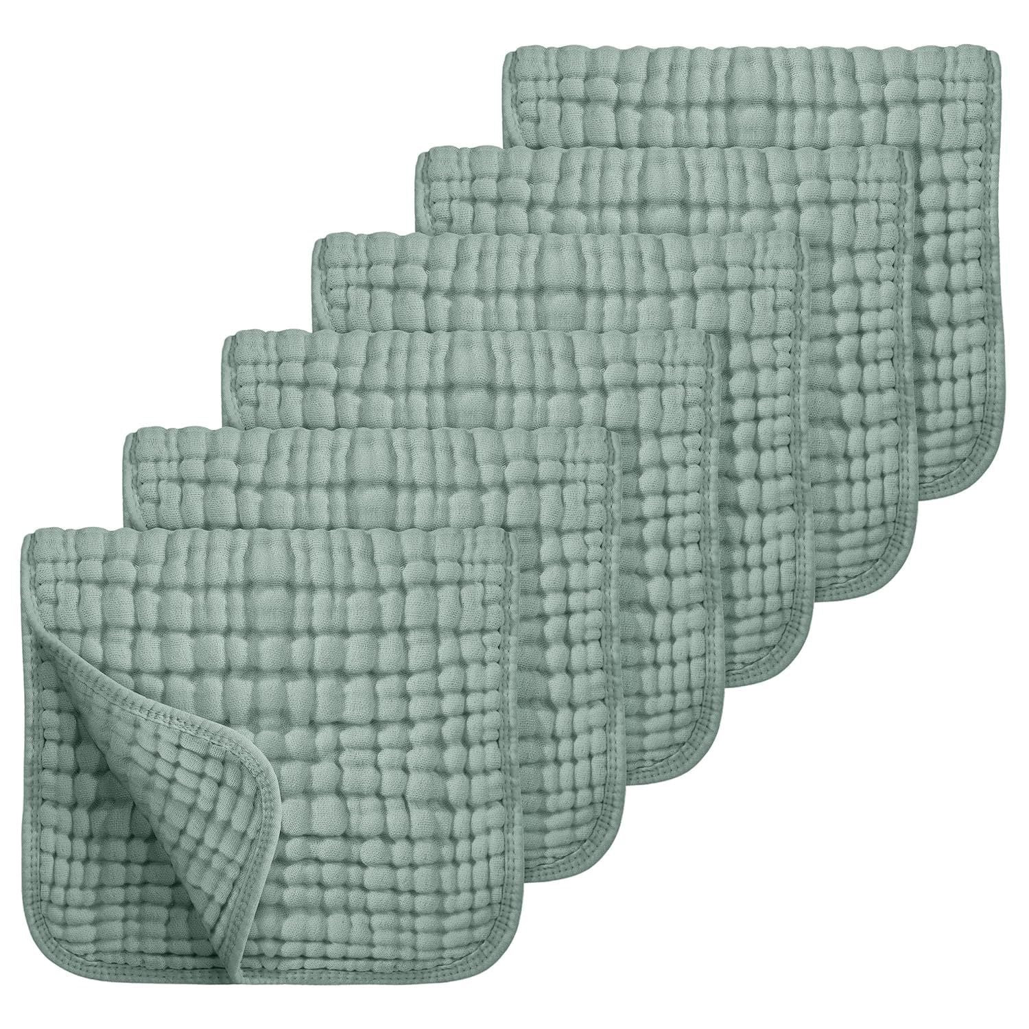 100% Cotton Baby Burping Cloth-6 Pack