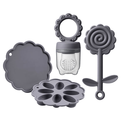 Sunflower Silicone Baby Feeding Set