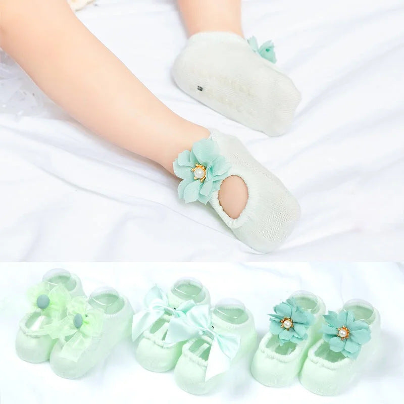 Non-Slip Baby Socks-3 Pairs