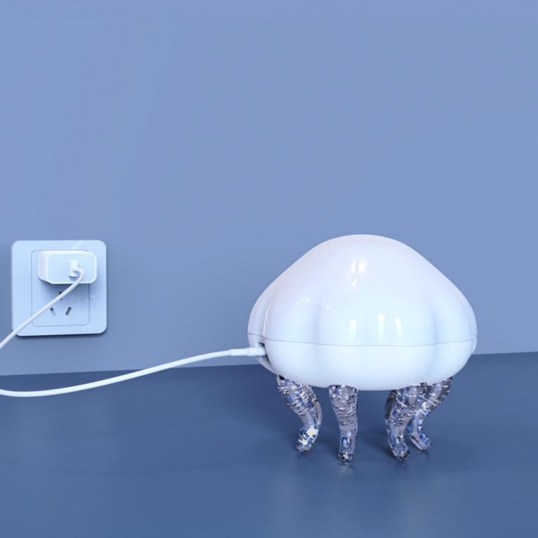 Baby Underwater Ripple Jellyfish Atmosphere Lamp