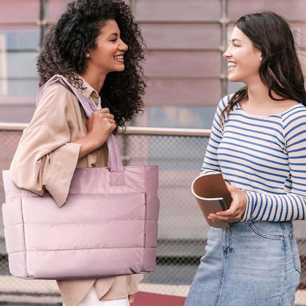 Lightweight Puffer Mommy Diaper Tote Bag