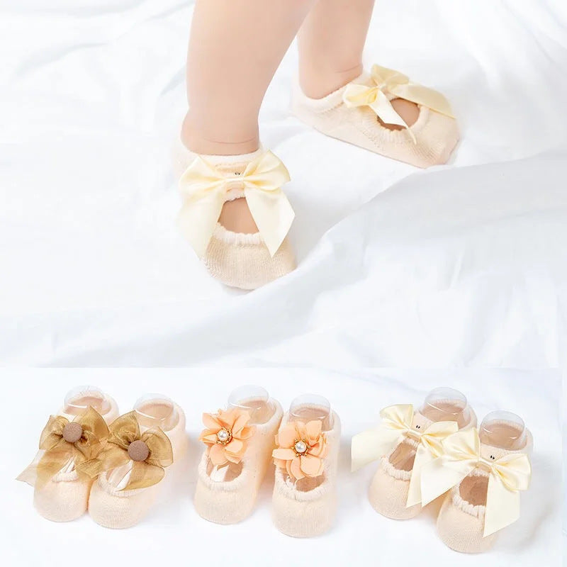 Non-Slip Baby Socks-3 Pairs