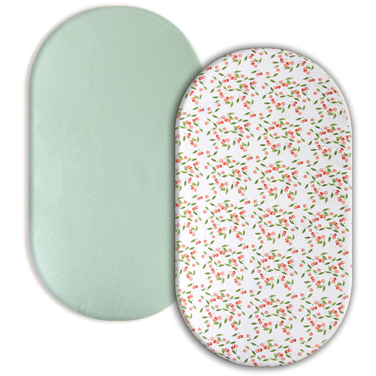 Baby Knitted Cotton Fitted Bed Sheet-2Pack