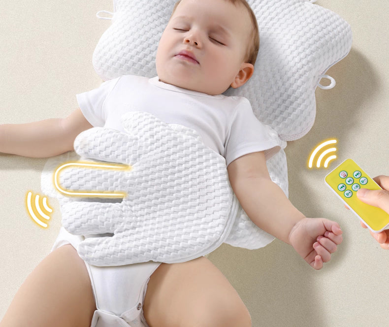 Star-Shaped Adjustable Baby Head Shaping Pillow with Patting Hands