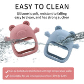 Food Grade Silicone Teething Mitten-2 Packs