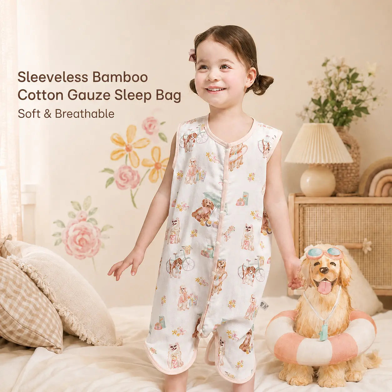 Organic Bamboo Muslin Baby Sleep Sack