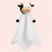 Plush Minky Dot Baby Security Blanket