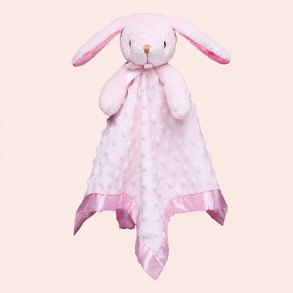 Plush Minky Dot Baby Security Blanket