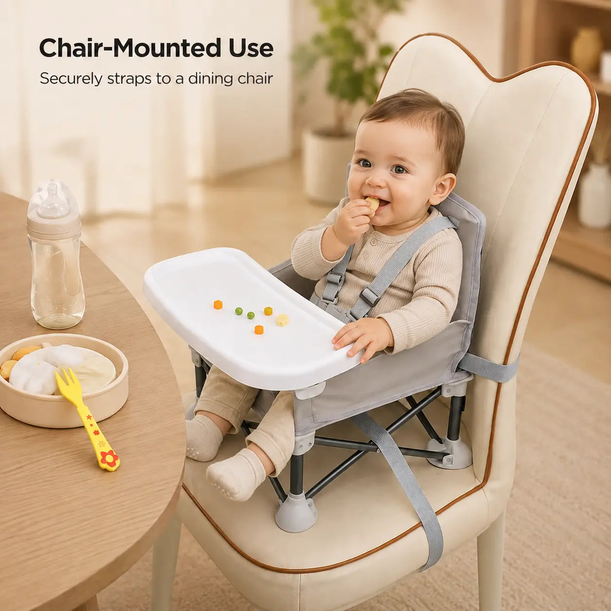 Portable Foldable Baby Booster Feeding Seat