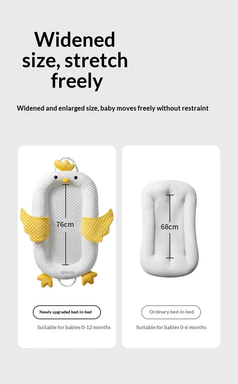 Premium Baby Anti-Startle Bouncer Bed - Soothing Comfort Rocker with Cartoon Designs