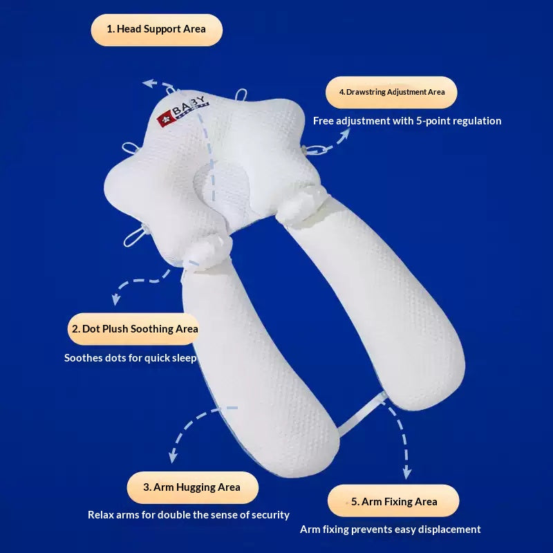 Memory foam baby sleeping pillow support
